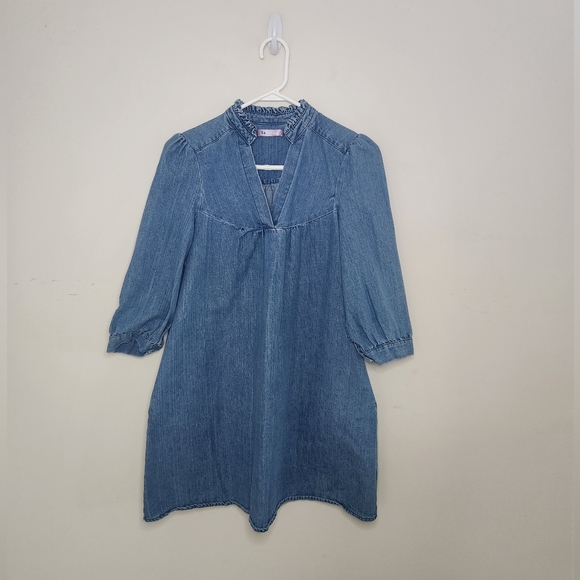 Women's Lalavon Denim Dress Sz XS - Picture 2 of 10